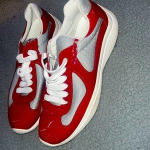 Men American Cup Prada Sneakers